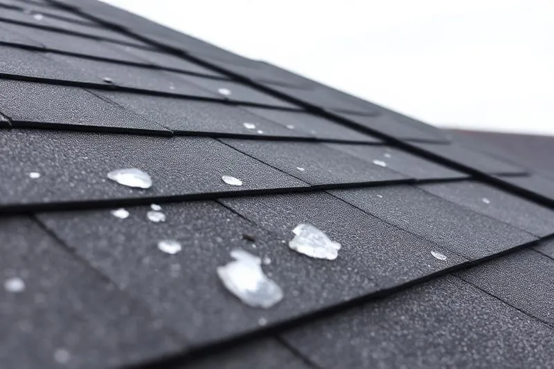 Hail damage to Memphis residential roof shingles requiring insurance claim